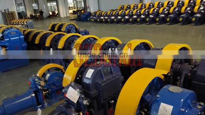Elevator Gearless Traction Machine MCG210, Lift Motor