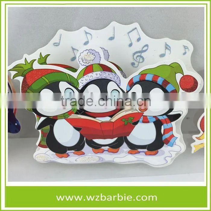 Removable Self-adhesive 3D wall sticke,room or party decoration for Christmas