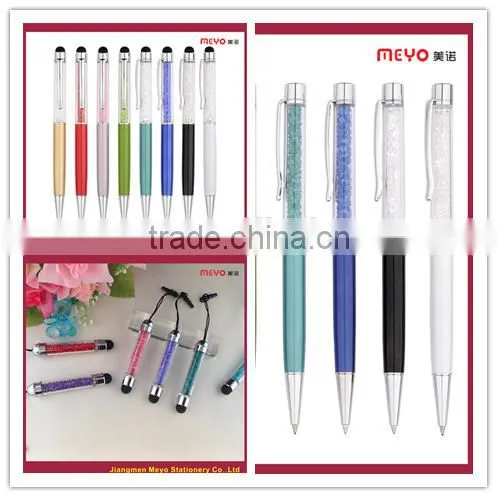 Logo custom crystatl pen,logo laser engraving crystal pen, logo crystal filled pens