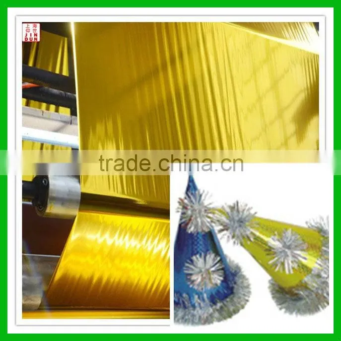 JIN DUN good quality gold metalized pet film