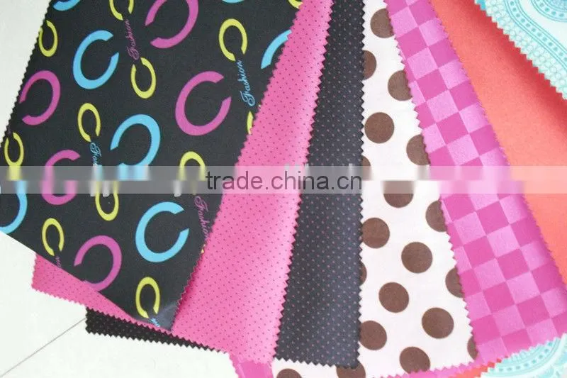 PVC Strip Pattern Leather