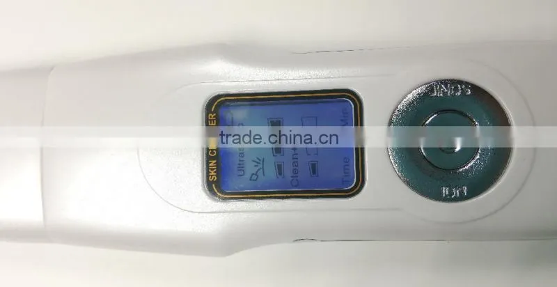 portable rechargeable home use ultrasonic skin scrubber