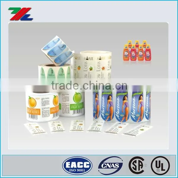 Custom Roll Water Bottle Label sticker