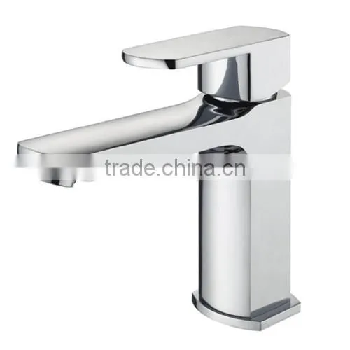 Bathroom Faucet Ceramic Cartridge Chrome Plated Brass Basin Sink Faucet