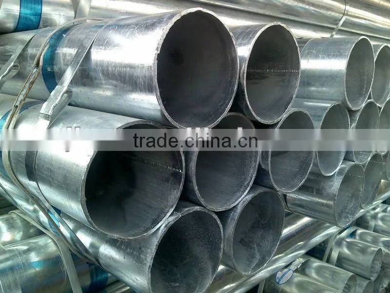 Q235 welded hot dipped galvanized steel pipe