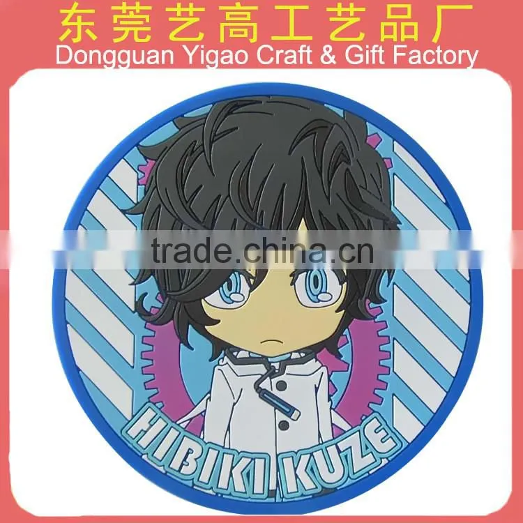 Personalize PVC club beer cup coaster for home decoration