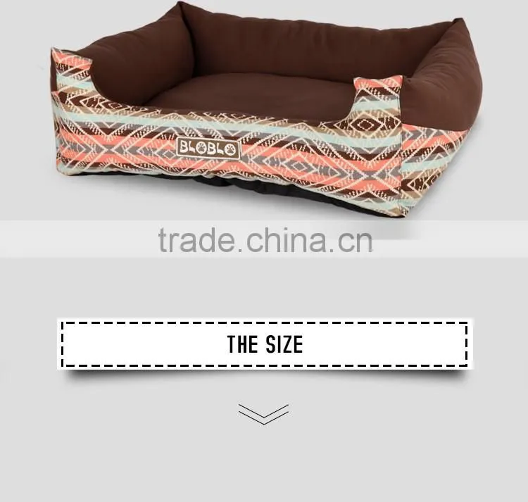 The fashion design and reasonable price dog bed with linen cloth and many types