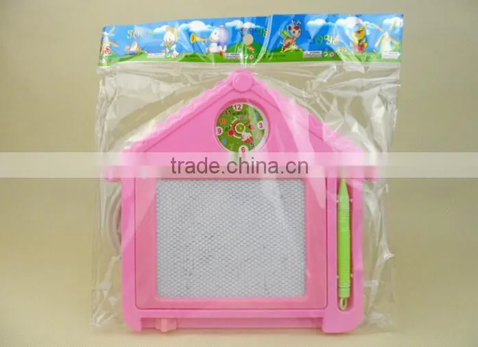 Fashion house writing board for kids , kids erasable magnetic drawing board