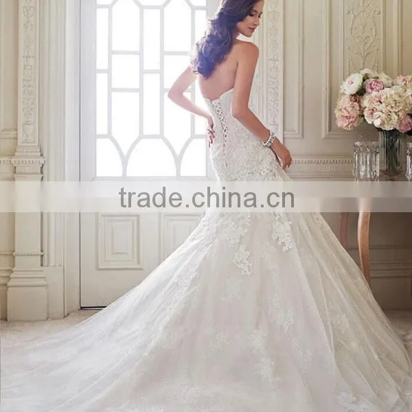 Women's Sexy White Off The Shoulder Wedding Dress