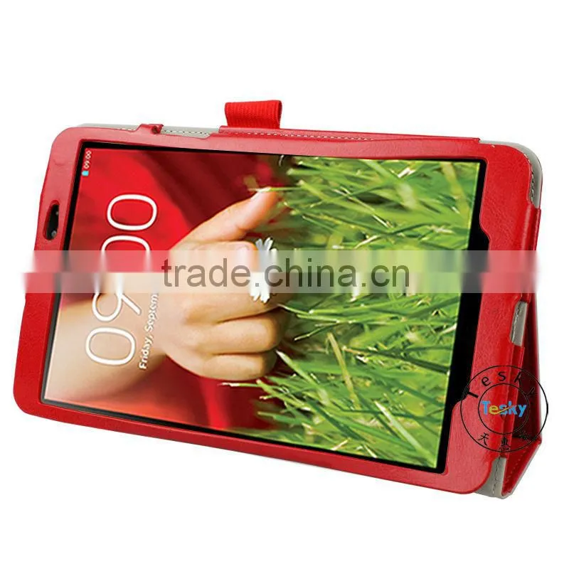 for lg g pad 8.3 case , wholesale price folding leather case cover