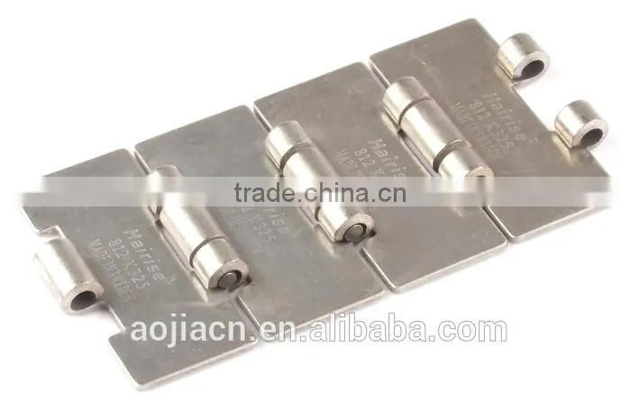 Stainless steel chain wholesales steel table top chain for slat strainght run conveyor