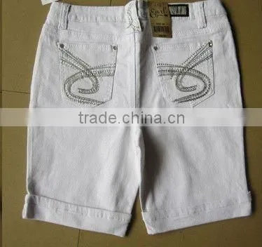 2012 Hot sale lady's short with white color 4 styles