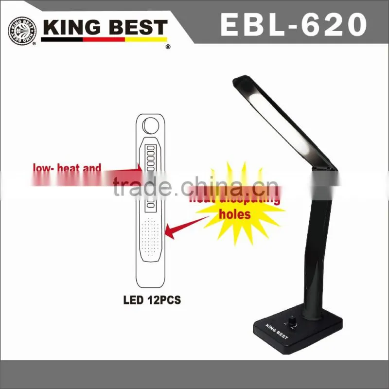 KING BEST EBL-620 New Style 2016 dimming led table lamp Writing lights led desk lighting led table lamp