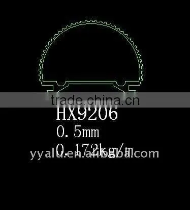 aluminium light part, tube accessories -HX9206