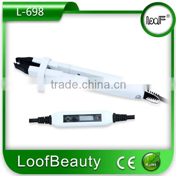 professional loof hot selling hair extensions iron with temperture contral dail