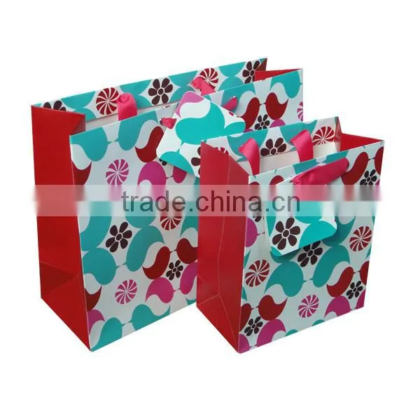 New design custom logo t-shirt shopping bag