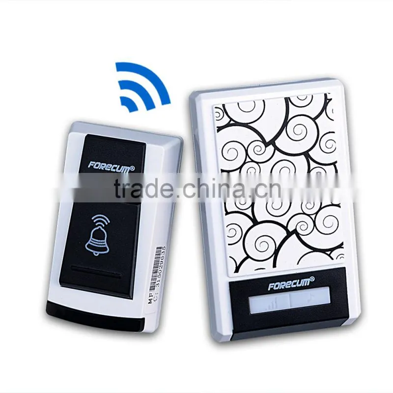 Wireless Front Door Bell Chime Remote Control 100m Waterproof 36 tunes Doorbell