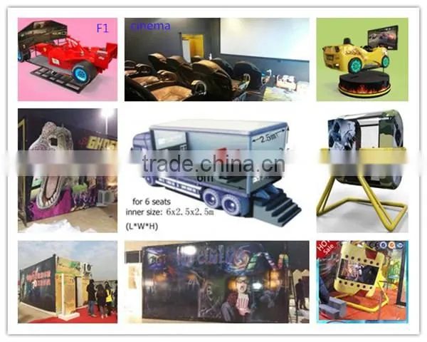 2015 oversea hot sale removable video arcade machine with projector 360