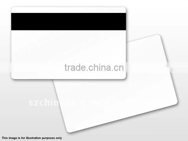 Cheap 0.76mm thickness plastic blank white card wtih contact chip