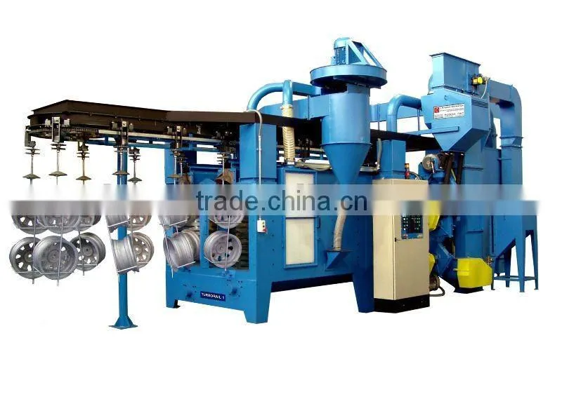 Q485 Monorail type shot blasting machine