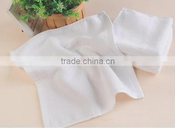 Disposable 100% cotton terry hot serving tray airline towel