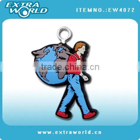 QUANZHOU custom 3D soft PVC keyring