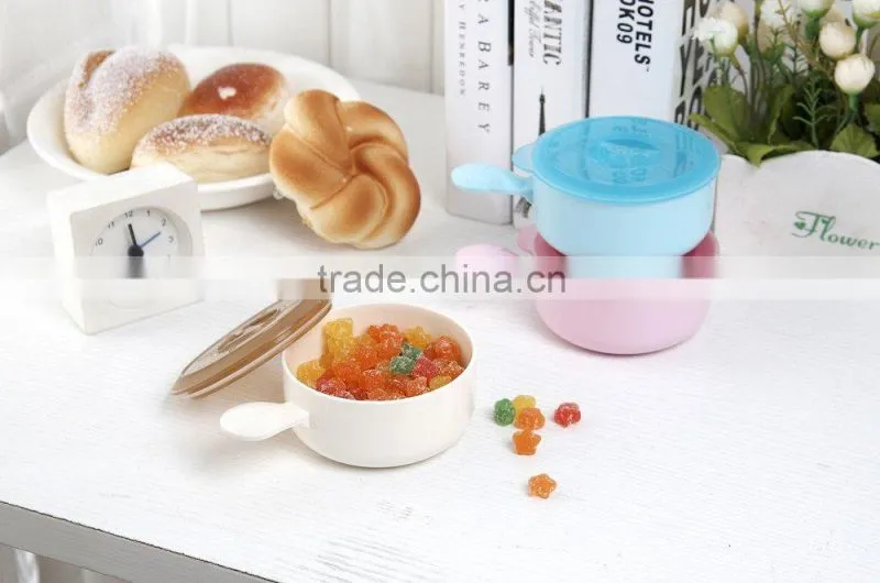 2015 Newest Eco-friendly PLA Kids Bowl with handle