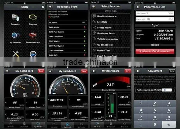 Update online Xtool iOBD2 OBDII Bluetooth EOBD Scanner Diagnostic Tool for Android/ios New Original