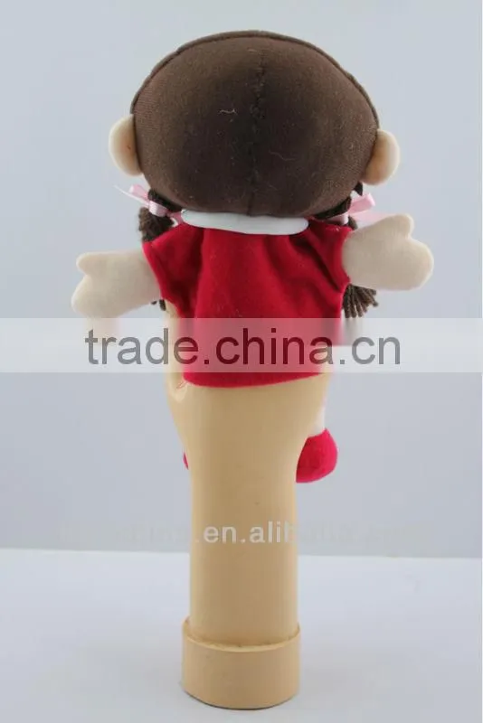 11" girl puppets hand