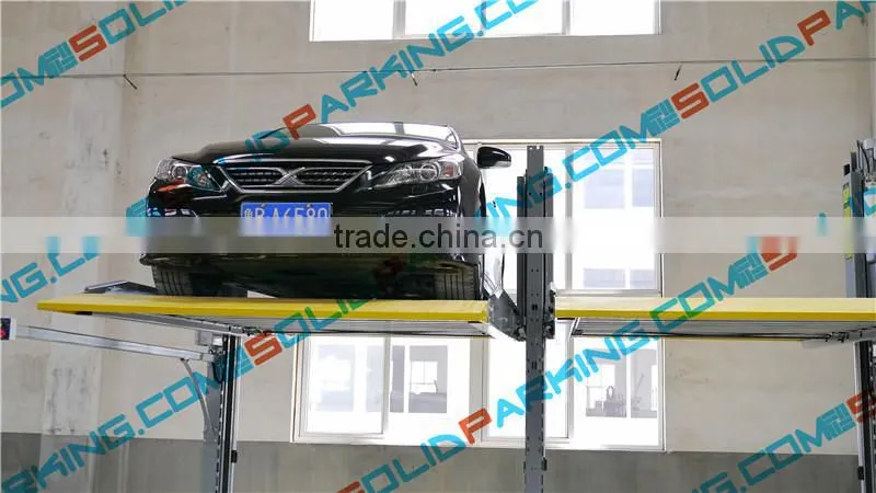 Hydraulic Driven No Power Consumption Position LocksAutomatic Smart Car Parking Lift