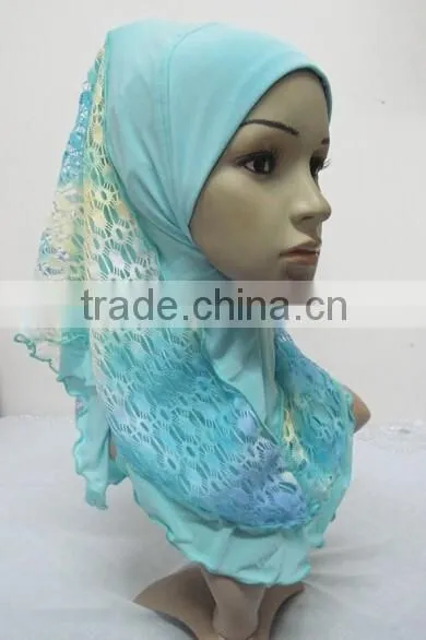 H308 beautiful small girl hijab,new style scarf hijab