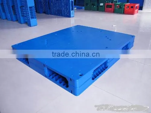 good quality factory price double face 4-way flat Plastic Pallet