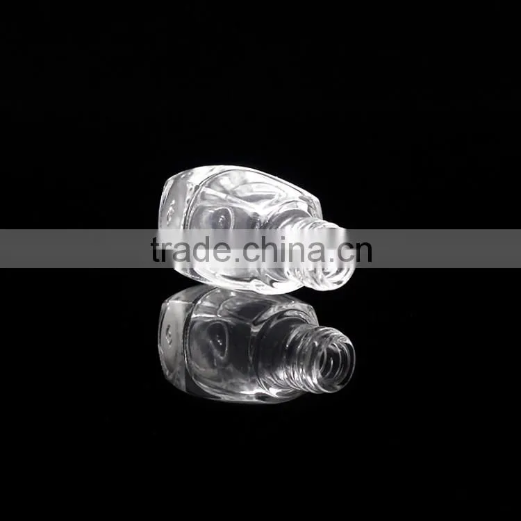 5ml mini shape empty glass nail polish bottles