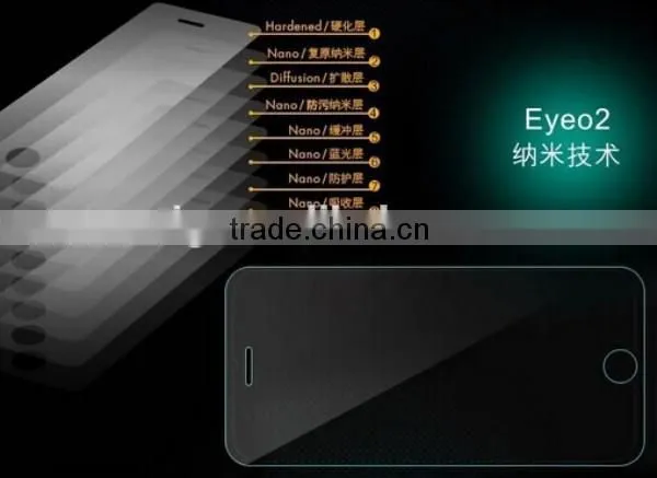 0.3mm Full Tempered Glass screen protector for iphone 6 or for iphone 6 plus , for iphone 6 plus glass screen protector