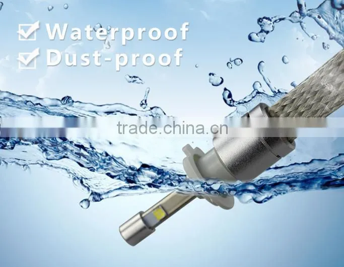 High quality 40W 4800 lumen H7 auto headlight bulb 12-24V DC automotive universal 2015 led car headlight