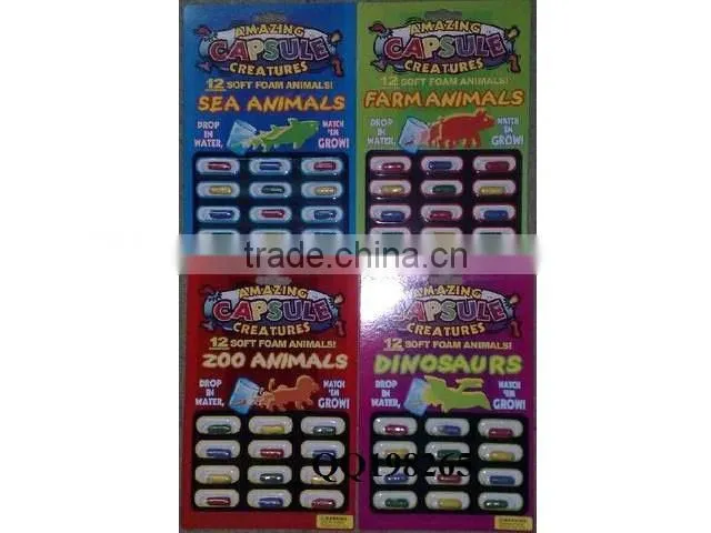 Magic Dinosaur Growing Capsule,Growing sponge capsules toys