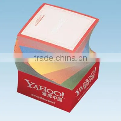 color assorted memo cube