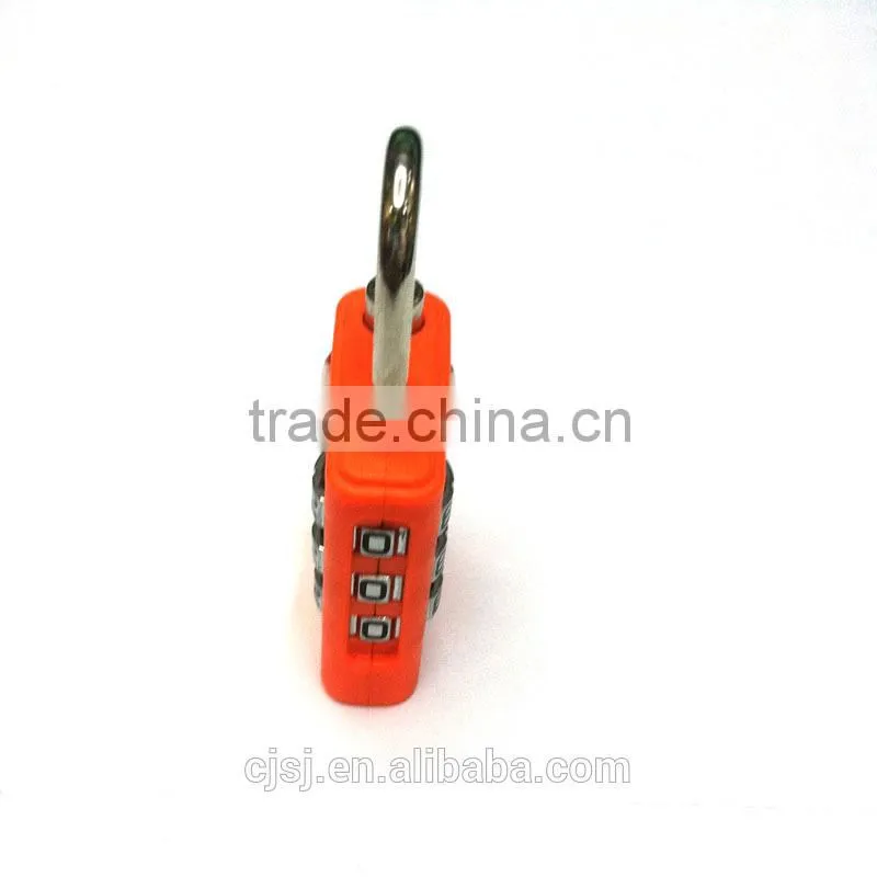 Factory Direct Wholesale Price High Quality Eletroplated Wheel TSA 3 Digit TSA Lock