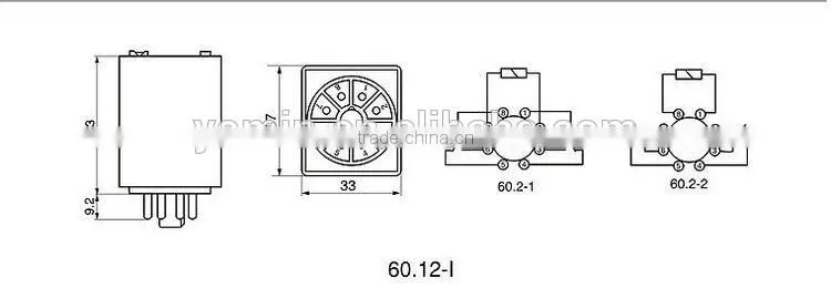 Manufacturer 24VDC 220VAC Electric Relay , Power Relay