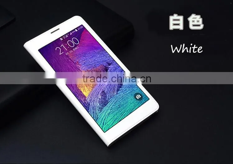 Hot Selling Full HD Smart Open Front Window View Case For Samsung