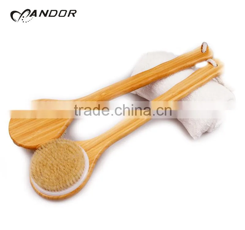 Hot&new natural bristle bath body brush