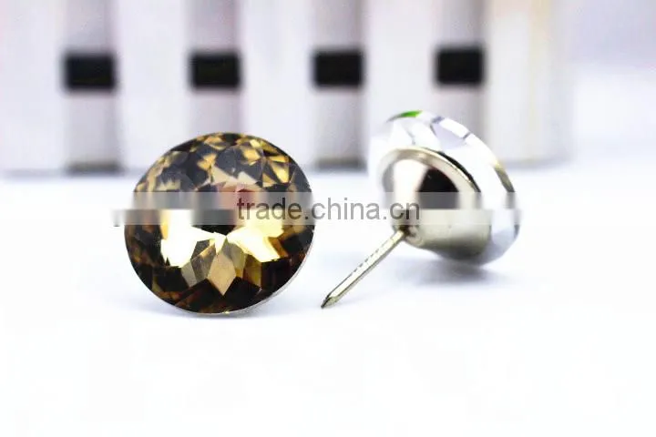grey crystal buttons for wedding dress
