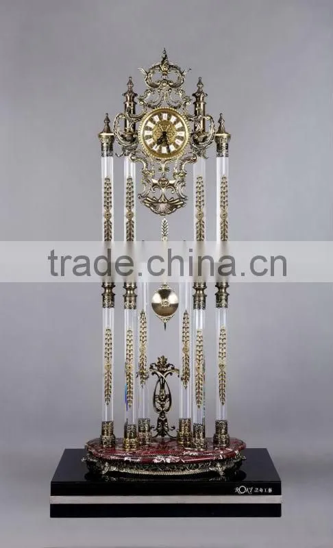 wedding crystal clock , laser crystal gift