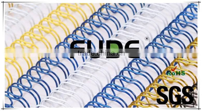 Factory Price ! Double wiro , double loop binding wire, plastic binding ring