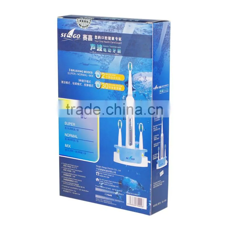 Rechargeable custom name toothbrush with Auto Timer Function