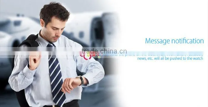Curved Screen Bluetooth 4.0 Smart Heart Rate Monitor Watch For Android & iOS Silver