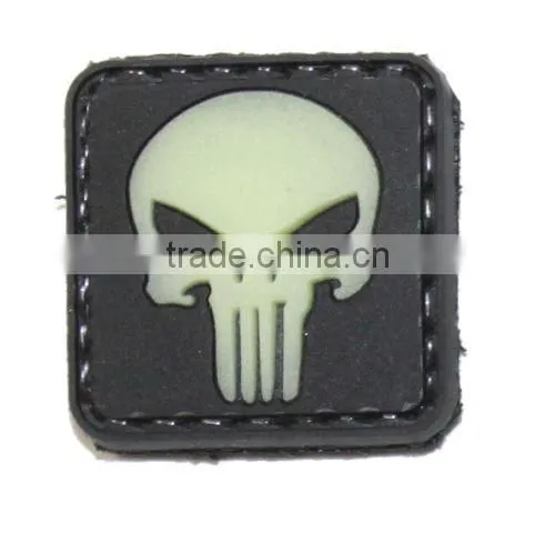 rubber badge,PVC patch,punisher PVC patch