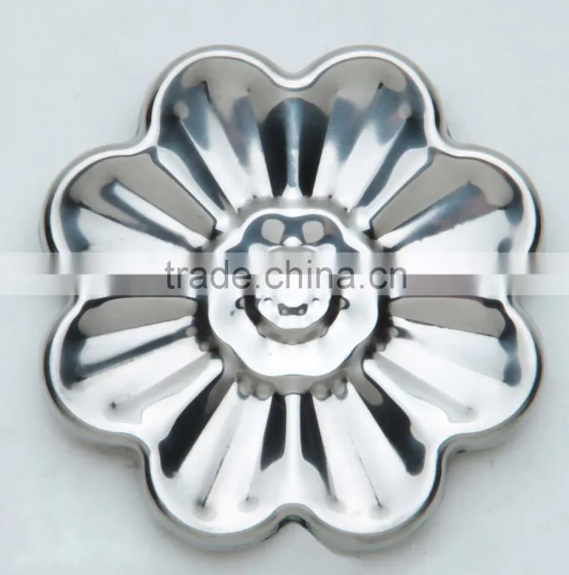 Hardware stainless steel decorative accessories flower for garden gate design door
