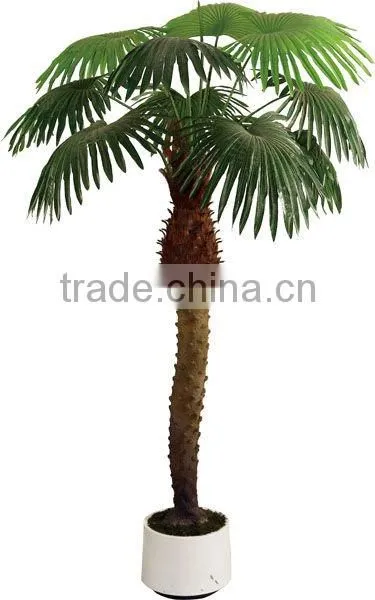 Mid-fan artificial palm tree