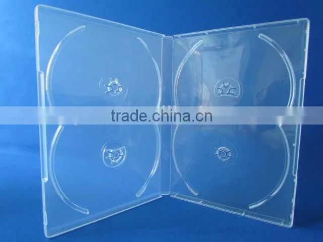 14mm super clear 4-dvd case(without tray)